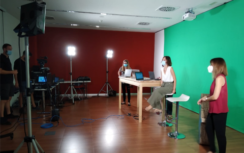 Una imatge de les opcions d'esdeveniments o webinars en línia. FOTO: CEDIDA.