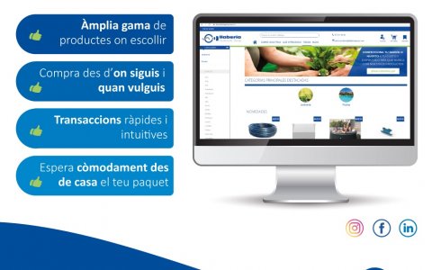 La nova botiga online de Llaberia Group. FOTO: CEDIDA.