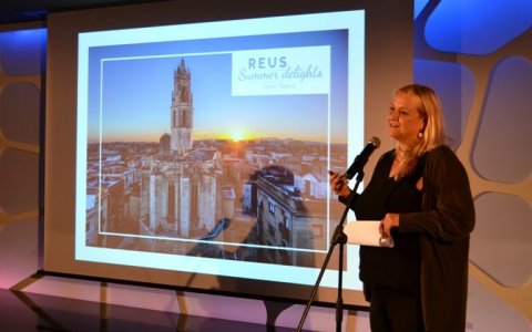 La regidora de Comerç i Cultura de l'Ajuntament de Reus, Montserrat Caelles, fa balanç de la temporada turística. FOTO: CEDIDA.