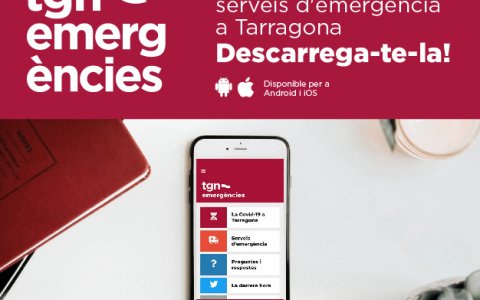 Una imatge de l'app que ha posat en marxa l'Ajuntament de Tarragona. FOTO: CEDIDA.