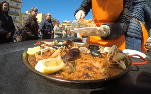 Una imatge de les paelles encarfoxades de l'any passat. FOTO: CEDIDA.
