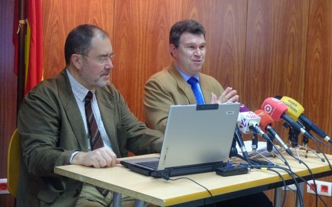 Representants de la Confederació Empresarial de la província de Tarragona (CEPTA) durant la presentació de l'Observatori Empresarial. FOTO: CEDIDA.