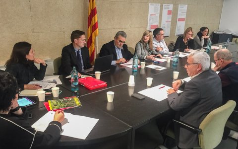 Una imatge de la reunió d'avui. FOTO: CEDIDA.