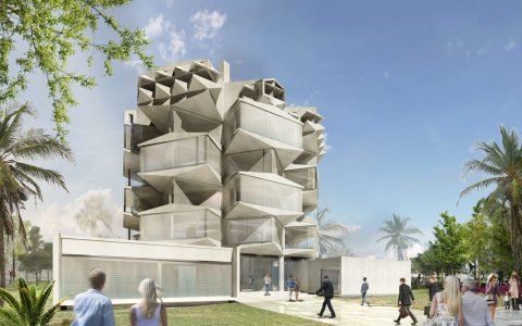 Imatge virtual de com serà el vell edifici de l'Autoritat Portuària un cop acabades les obres. FOTO: CEDIDA.