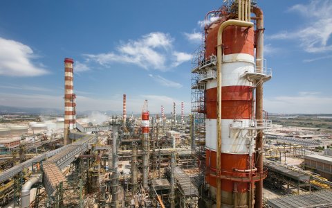 El Complejo Industrial de Repsol en Tarragona.