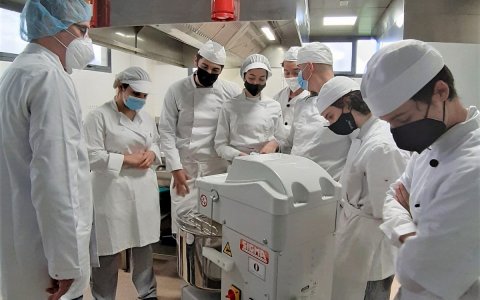 Una de les màquines cedides per Europastry. FOTO: CEDIDA.
