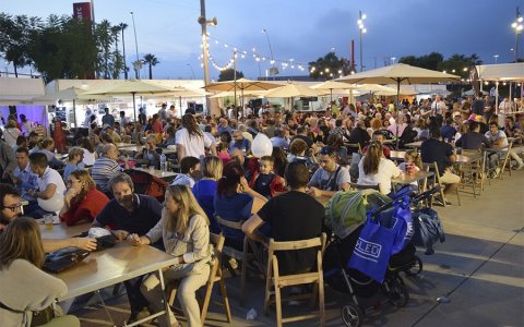 La zona gastronòmica, una de les més visitades en aquesta edició de l'exproReus. FOTO: CEDIDA.