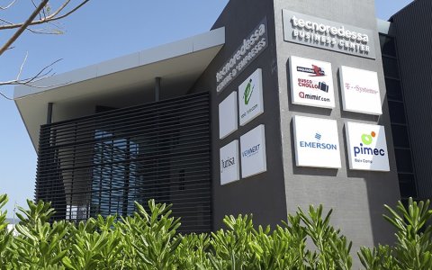 La nova imatge de l'edifici del Tecnoparc. FOTO: CEDIDA.
