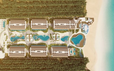 Una imatge aèria del resort. FOTO: CEDIDA.