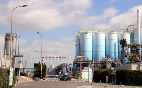 Una imatge del centre de producció de Dow a Tarragona. FOTO: ACN.