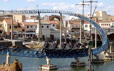 Una imatge d'una de les atraccions de PortAventura. FOTO: ACN.