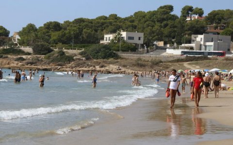 Platja de l'Arrabassada de Tarragona. FOTO: ACN.