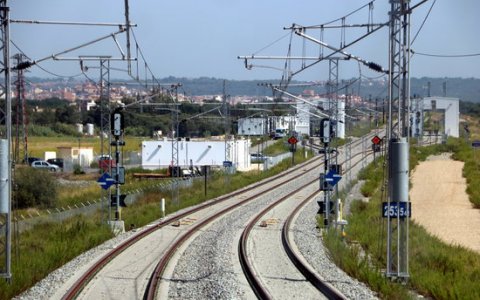 El projecte del corredor mediterrani avança molt lentament. FOTO: ACN.