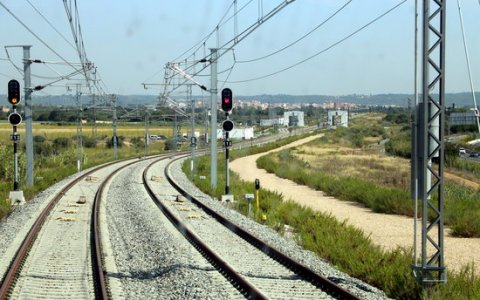 Una imatge del corredor mediterrani. FOTO: ACN.