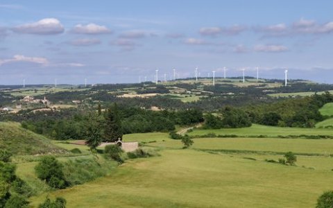 Un dels parcs eòlics de la Conca de Barberà. FOTO: ACN.
