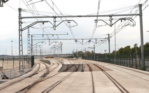 La ZAL tindrà accés ferroviari directe per facilitar l'entrada del tren en aquest centre logístic. FOTO: CEDIDA.