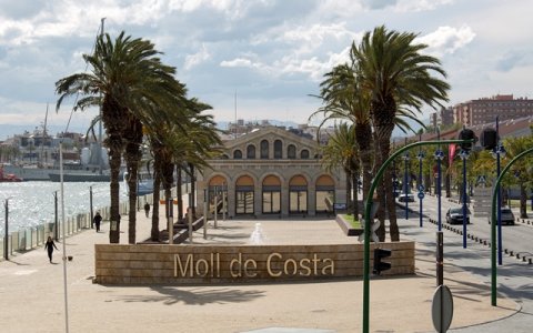 Una imatge del Moll de Costa del Port de Tarragona. FOTO: CEDIDA.