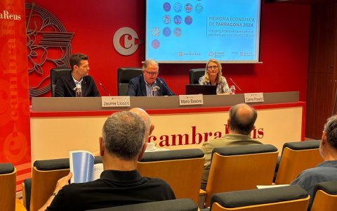 La presentació de la Memória Econòmica va tenir lloc a la Cambra de Comerç de Reus.