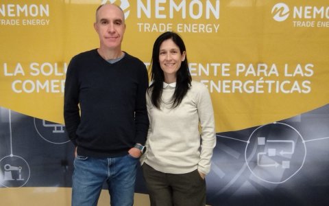 Nadia Contreras i Ivan Solé, de Nemon Trade Energy.