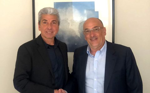 Joan Ballester, CEO de Ticnova, i Javier Fernández, propietari de Flytech.