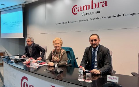 El CAT va explicar la situació actual a la Cambra de Comerç de Tarragona.