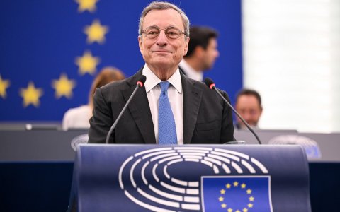 El ex presidente del Banco Central Europeo, Mario Draghi.