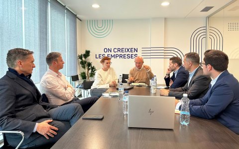 Primera reunió amb la Fundació i2Cat, el soci estratègic que establirà les dinàmiques de funcionament