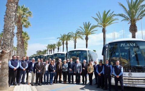 Plana ha invertit tres milions d'euros en la nova flota d'autocars. FOTO: CEDIDA.