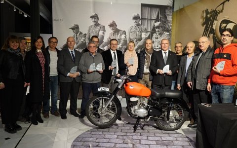 Els participants en la cloenda oficial de la mostra que ha recuperat la història econòmica i social de Reus. FOTO: CEDIDA.
