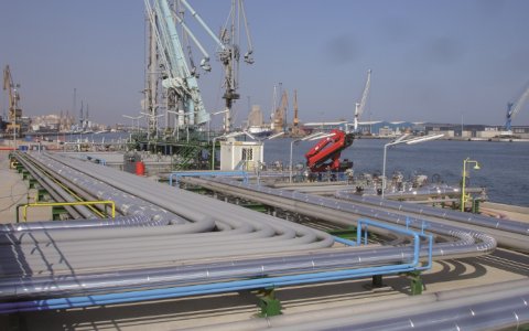 Les dades del Port continuen creixent gràcies als productes siderúrgics, la pasta de paper, vehicles i animals vius. FOTO: CEDIDA.