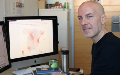 Àlex Arenas, professor del Departament d’Enginyeria Informàtica i  Matemàtiques de la URV, un dels impulsors del nou grau.